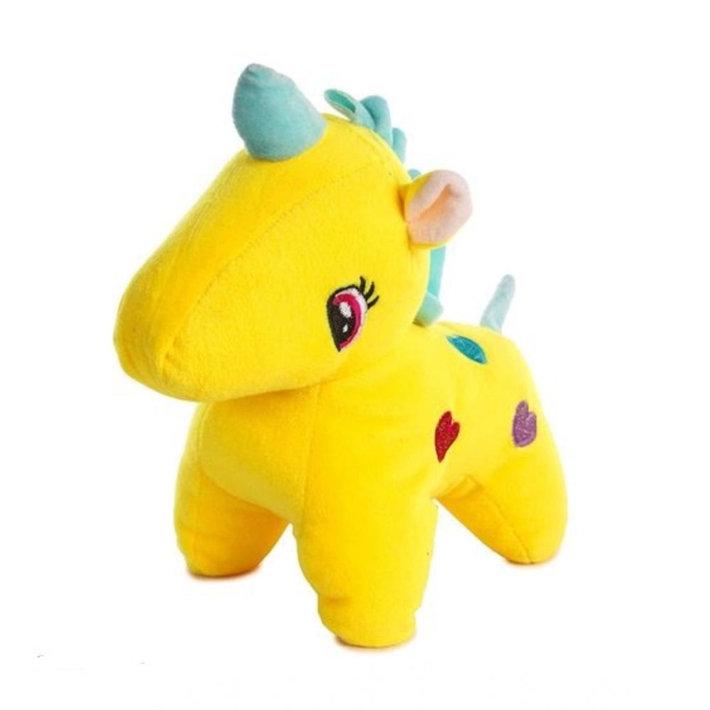 Amfyn Plush yallow Unicorn Toy (Yellow)