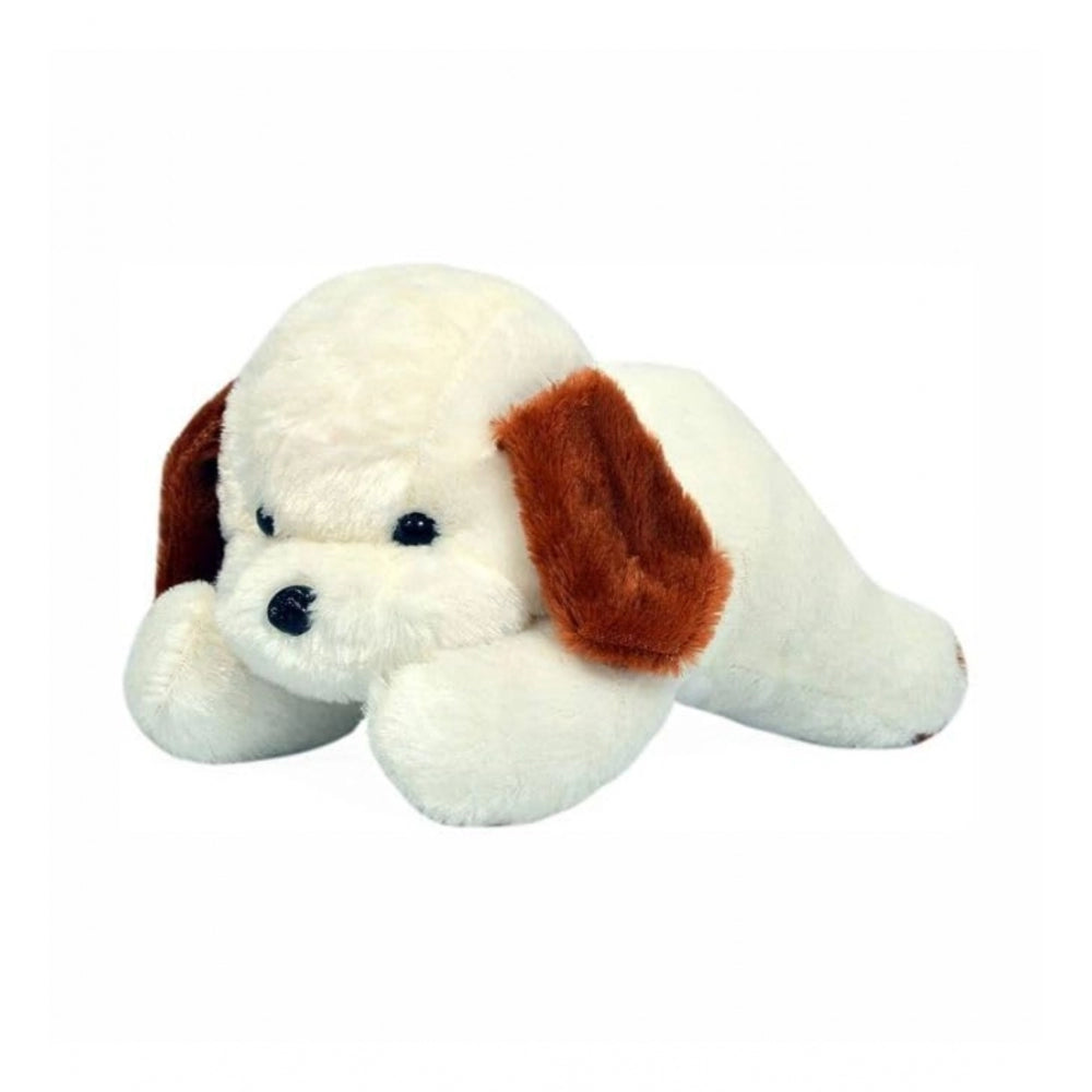 Amfyn Dog Stuffed Plush Animal Toy (White)