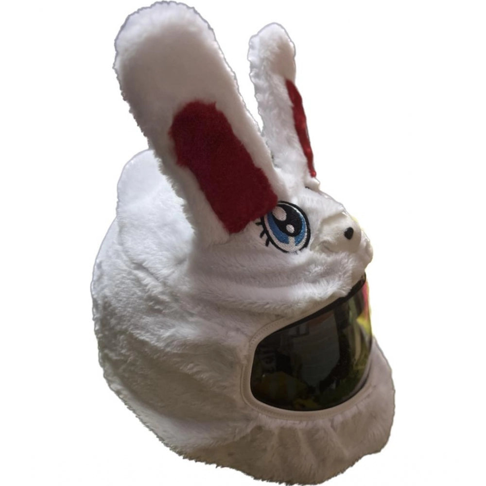 Amfyn Plush Animal Helmet Covers (White)