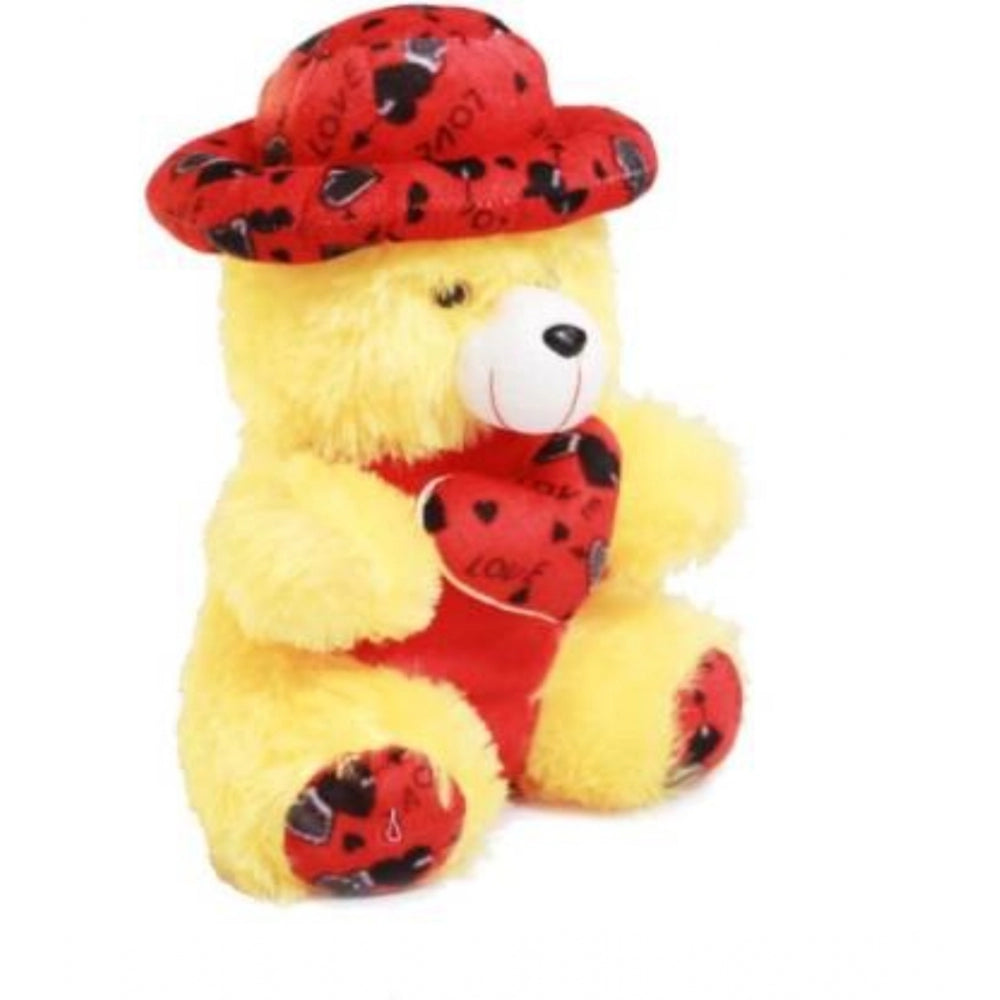 Amfyn Heart Cap Teddy Bear (Yellow)