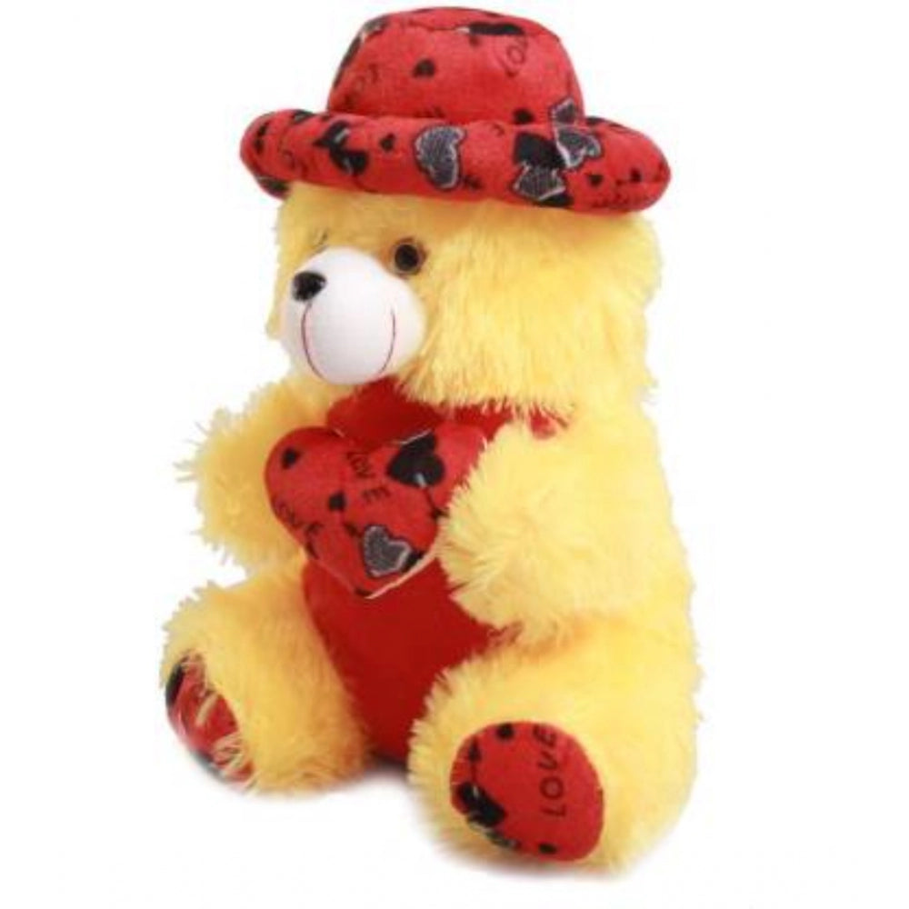 Amfyn Heart Cap Teddy Bear (Yellow)