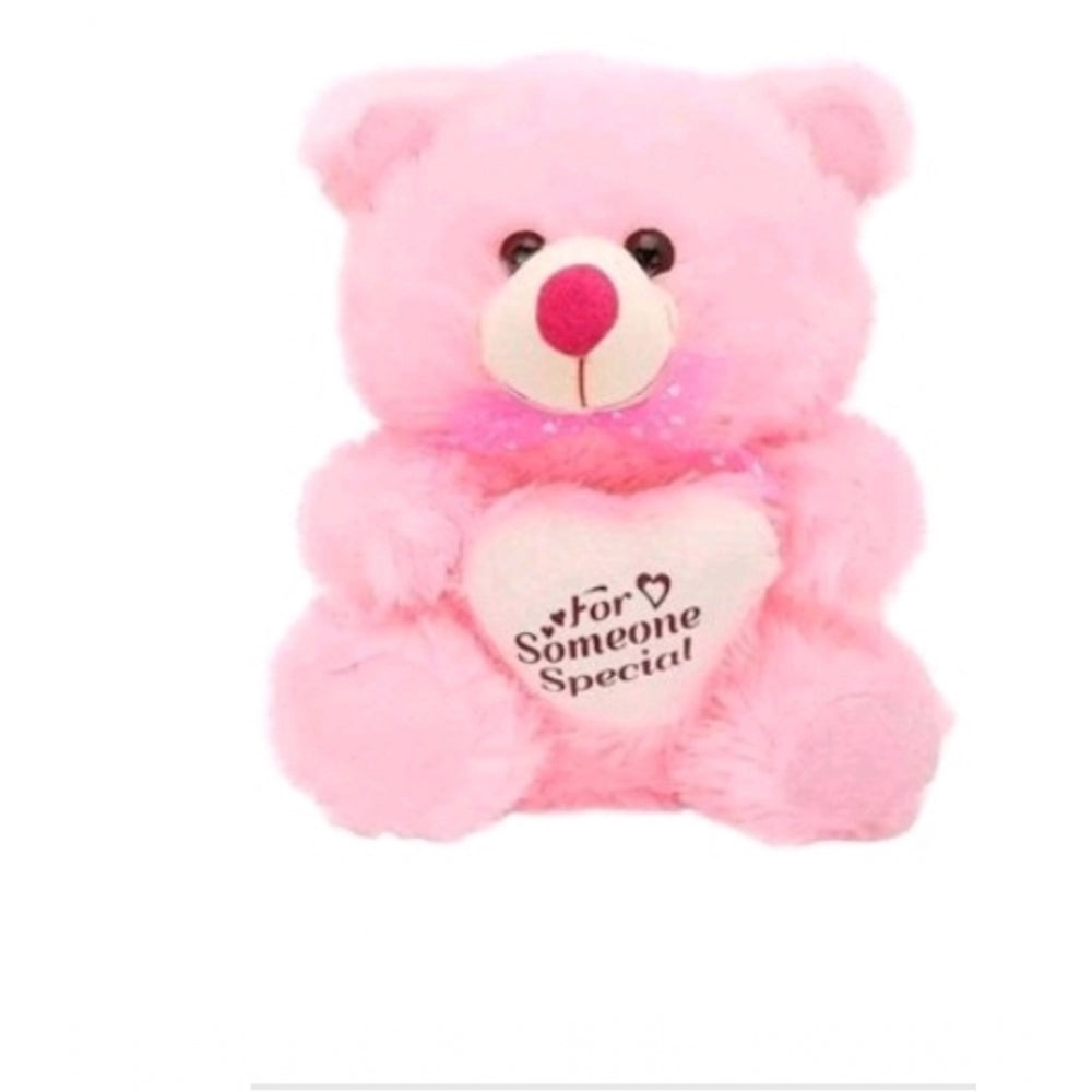 Amfyn Pink Heart Teddy Bear (Pink)