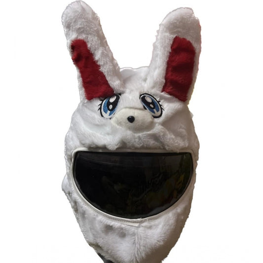 Amfyn Plush Animal Helmet Covers (White)