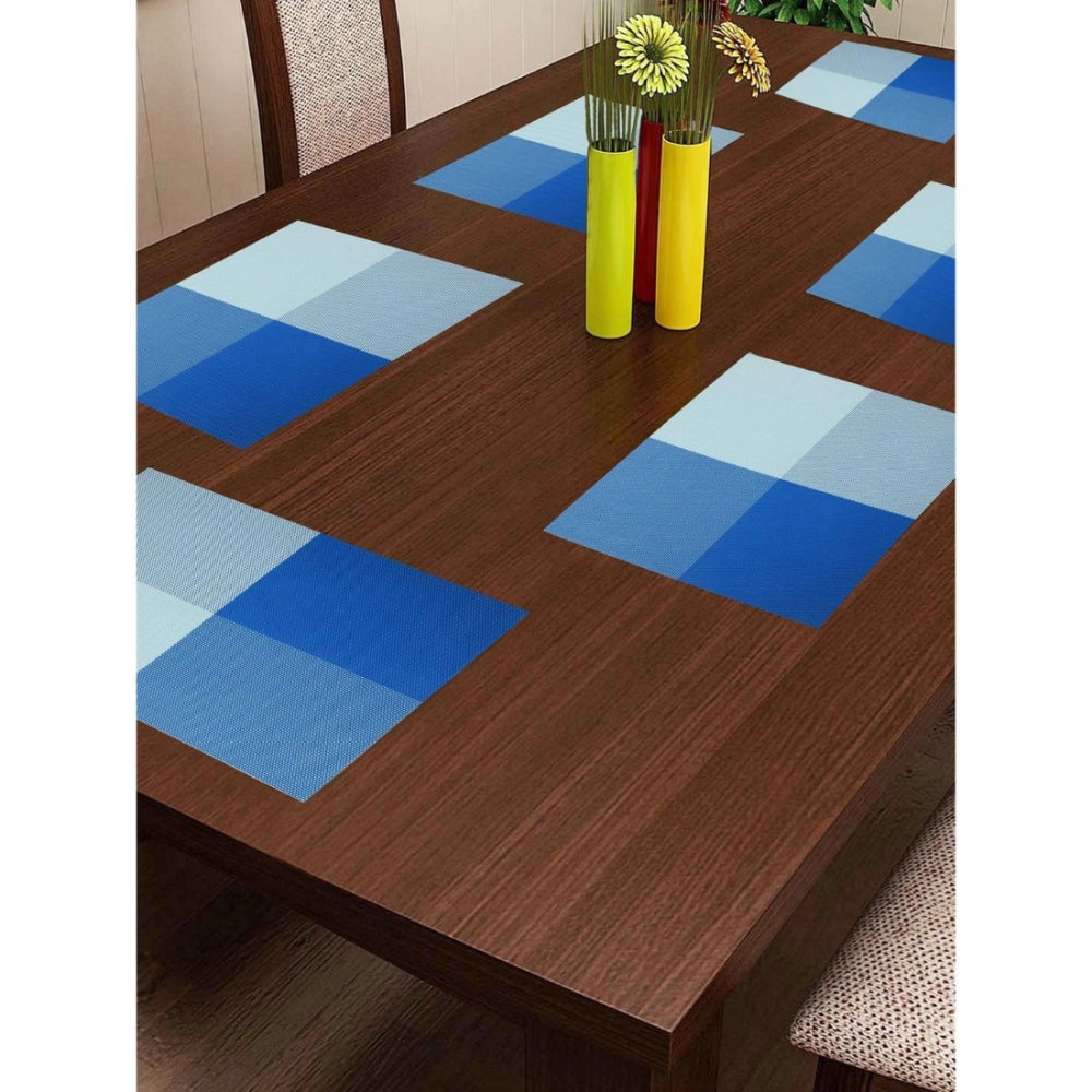 Amfyn Dot Vinyl Place Mats Sets (Blue)