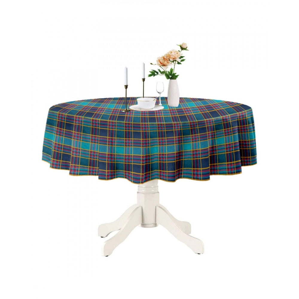 Fashion Checkered Cotton Checks Table Cloth (Multicolor)