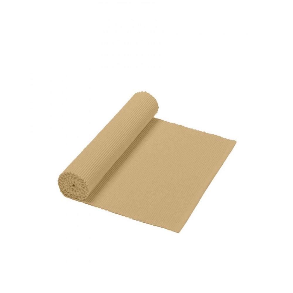 Amfyn Ribbed Cotton Table Runners (Beige)