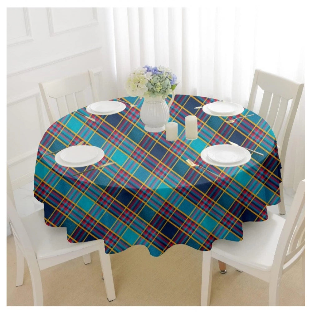 Amfyn Checked Cotton Checks Table Cloth (Multicolor)