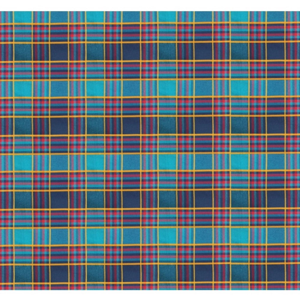 Amfyn Checked Cotton Checks Table Cloth (Multicolor)