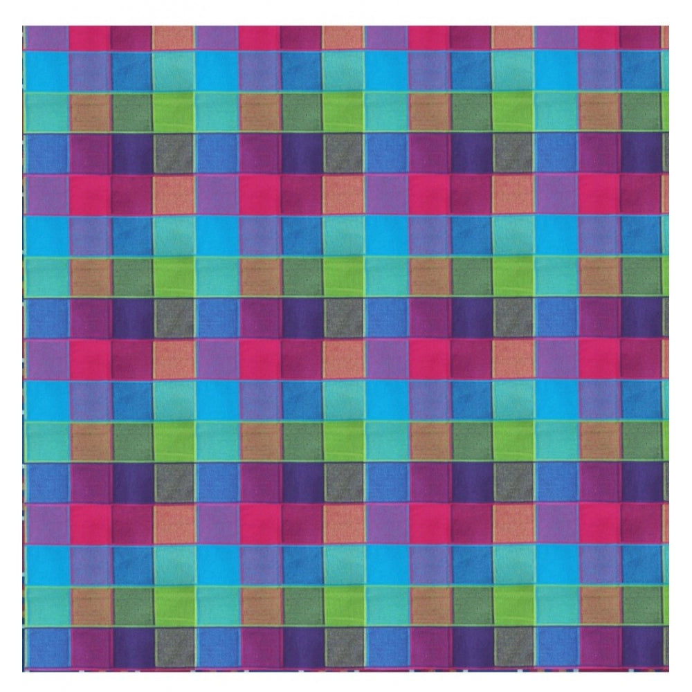 Fashion Checkered Cotton Checks Table Cloth (Multicolor)