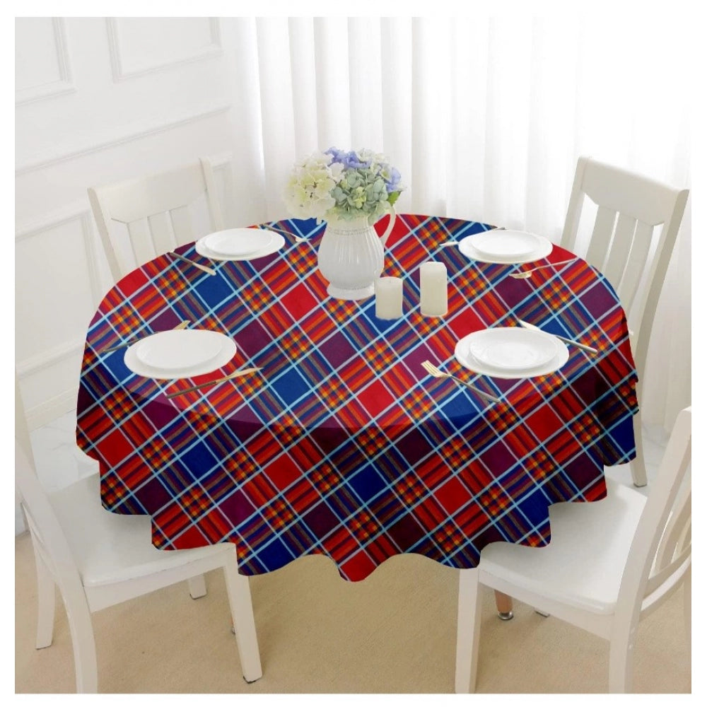 Fashion Checkered Cotton Checks Table Cloth (Multicolor)