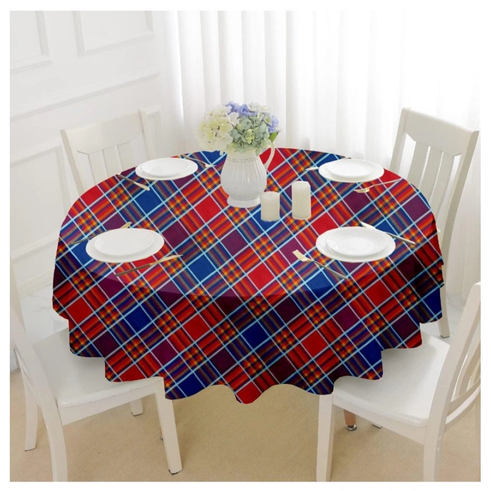 Amfyn Checked Cotton Checks Table Cloth (Multicolor)