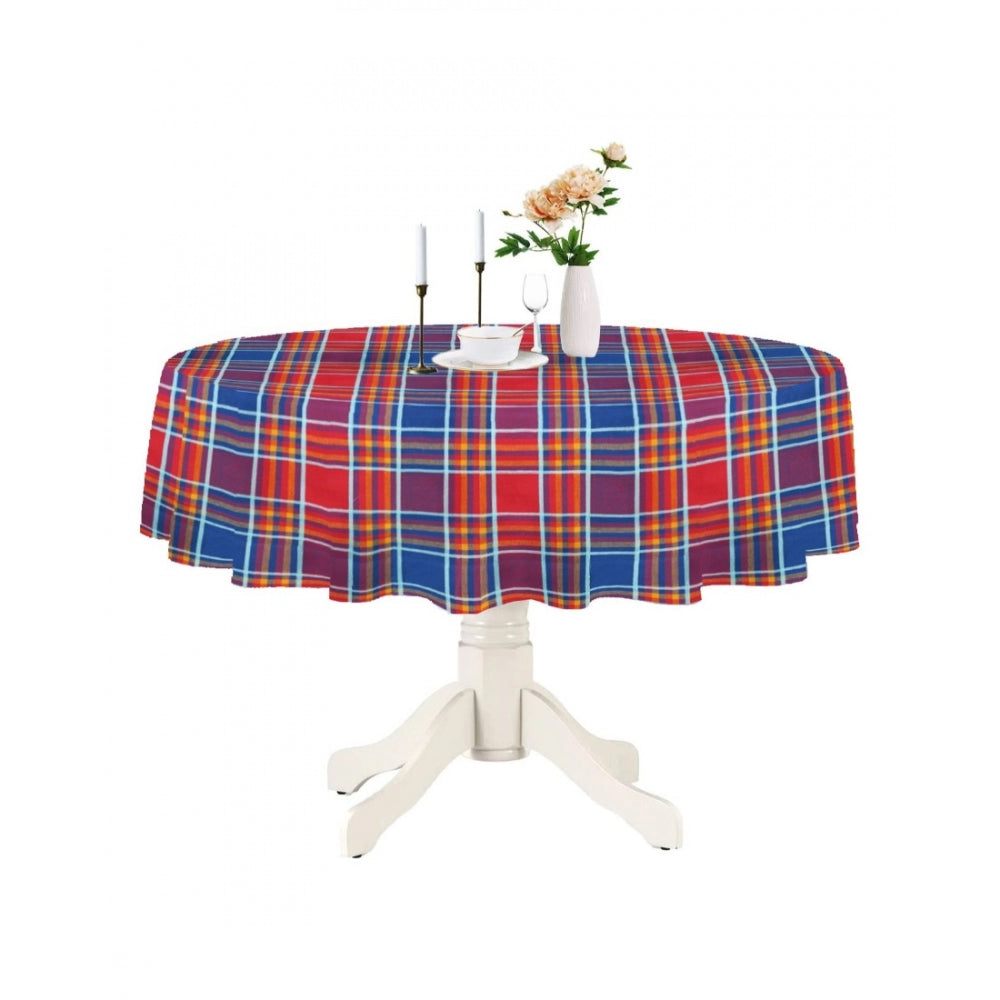 Fashion Checkered Cotton Checks Table Cloth (Multicolor)