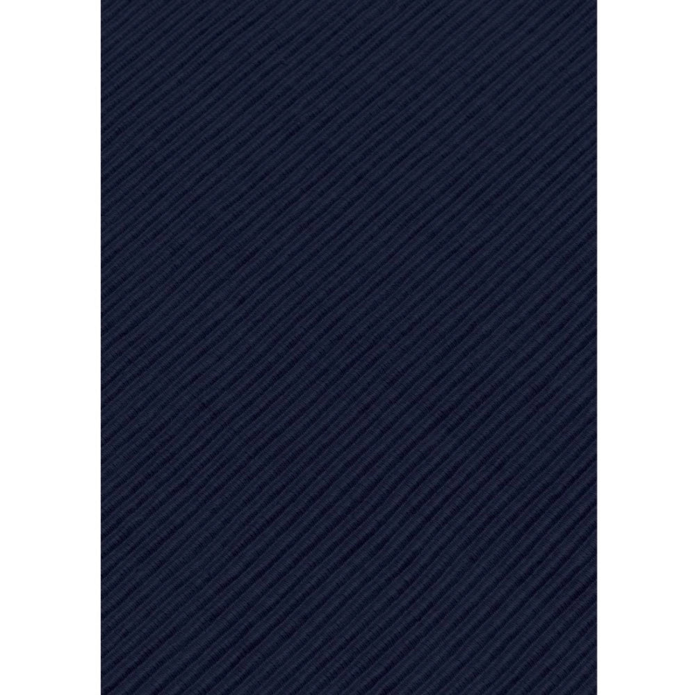 Amfyn Ribbed Cotton Table Runners (Navy Blue)