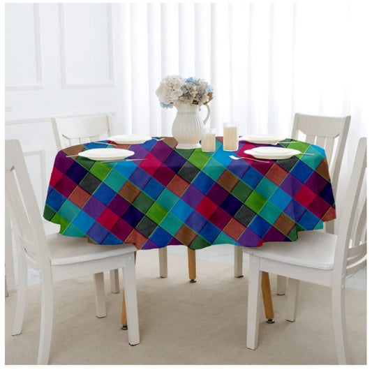 Fashion Checkered Cotton Checks Table Cloth (Multicolor)