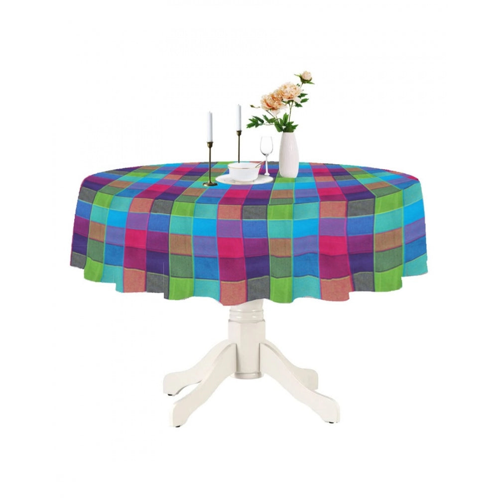 Amfyn Checked Cotton Checks Table Cloth (Multicolor)
