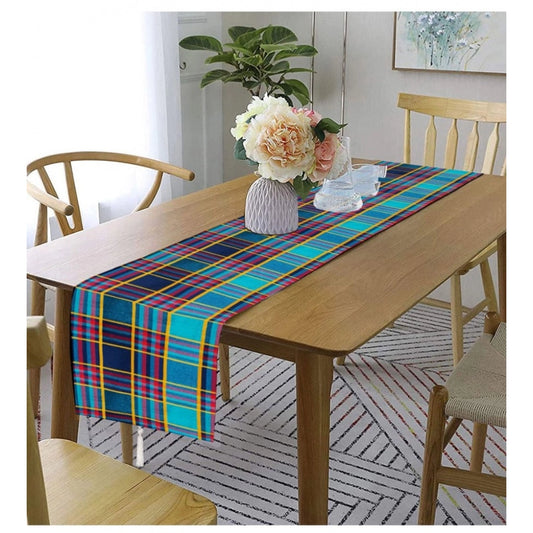 Amfyn Checked Cotton Table Runners (Multicolor)