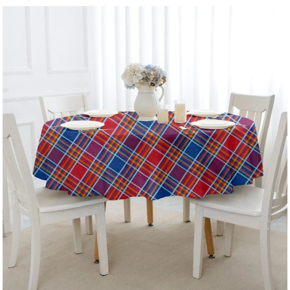 Fashion Checkered Cotton Checks Table Cloth (Multicolor)