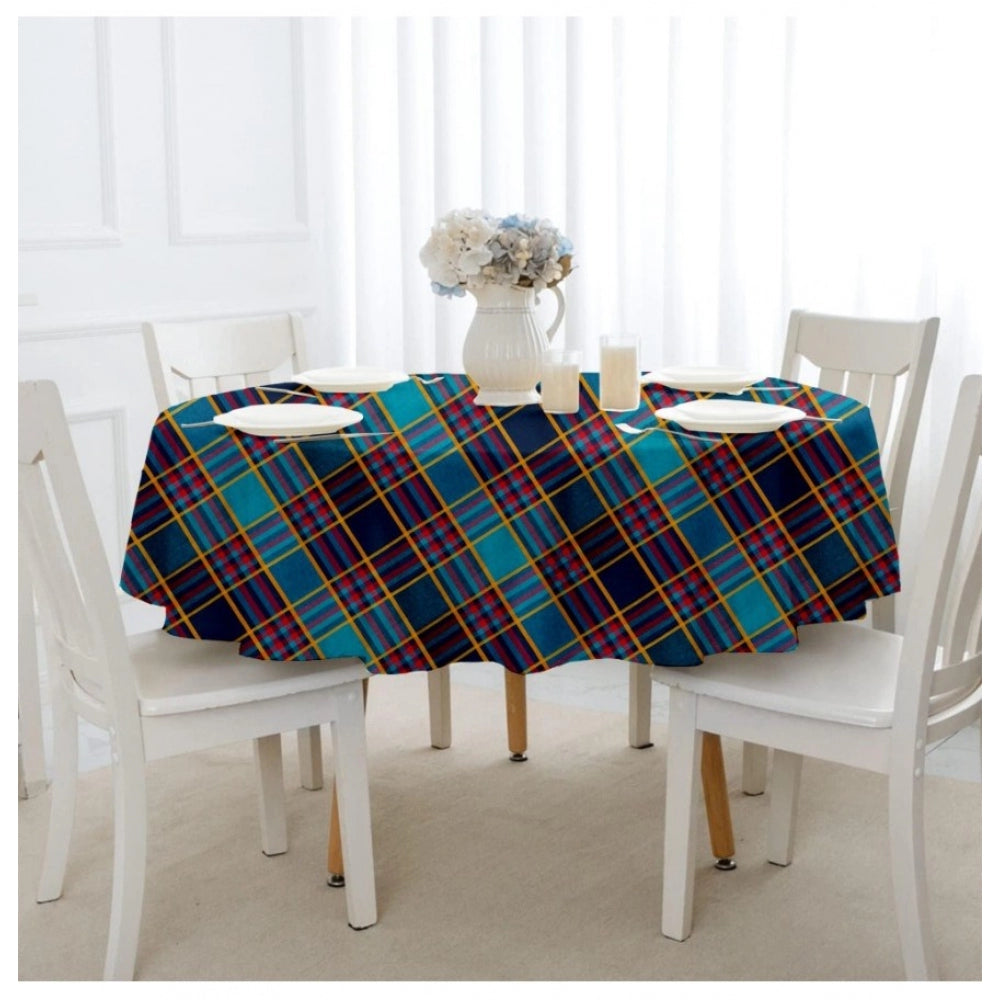Fashion Checkered Cotton Checks Table Cloth (Multicolor)