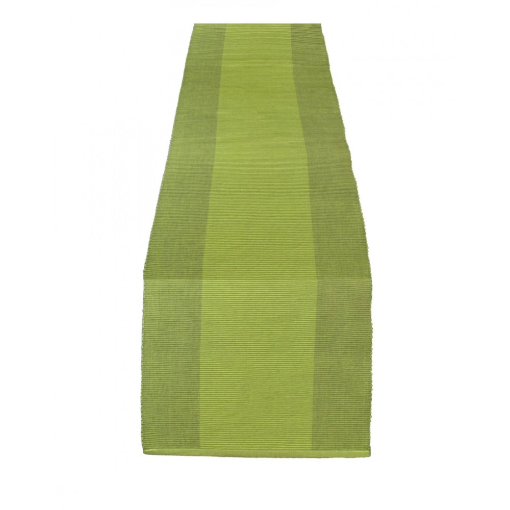 Amfyn Striped Cotton Table Runners (Green)