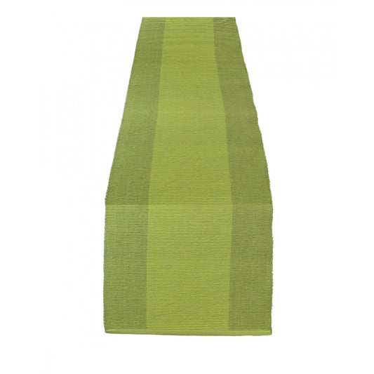 Amfyn Striped Cotton Table Runners (Green)