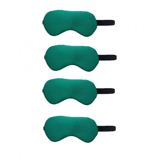 Fashion Solid Lycra Foam Eyemasks (Green)