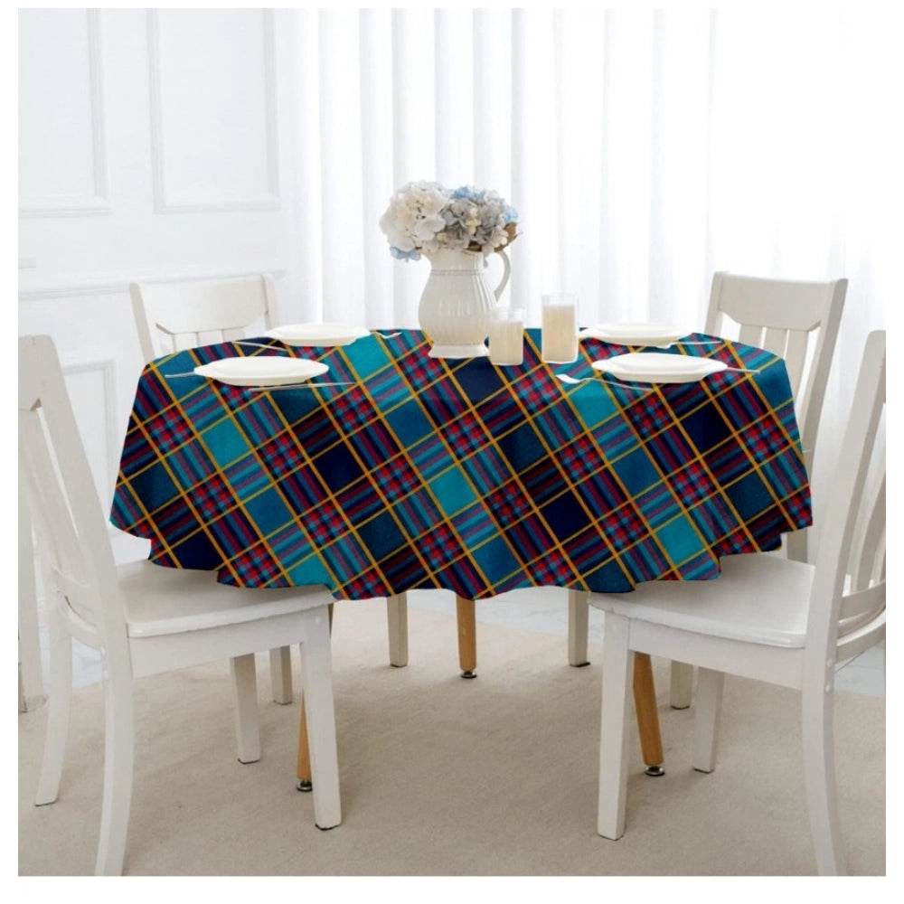 Fashion Checkered Cotton Checks Table Cloth (Multicolor)