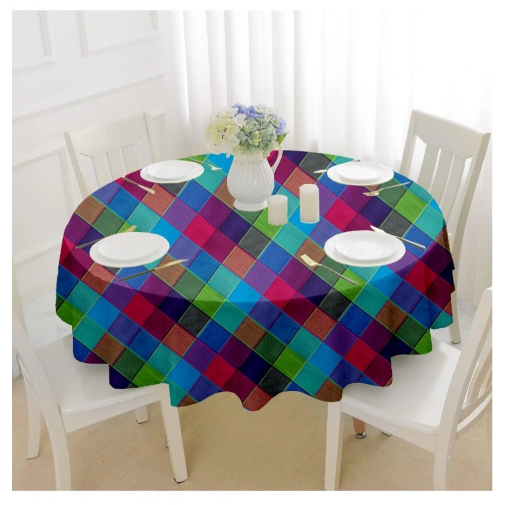 Amfyn Checked Cotton Checks Table Cloth (Multicolor)