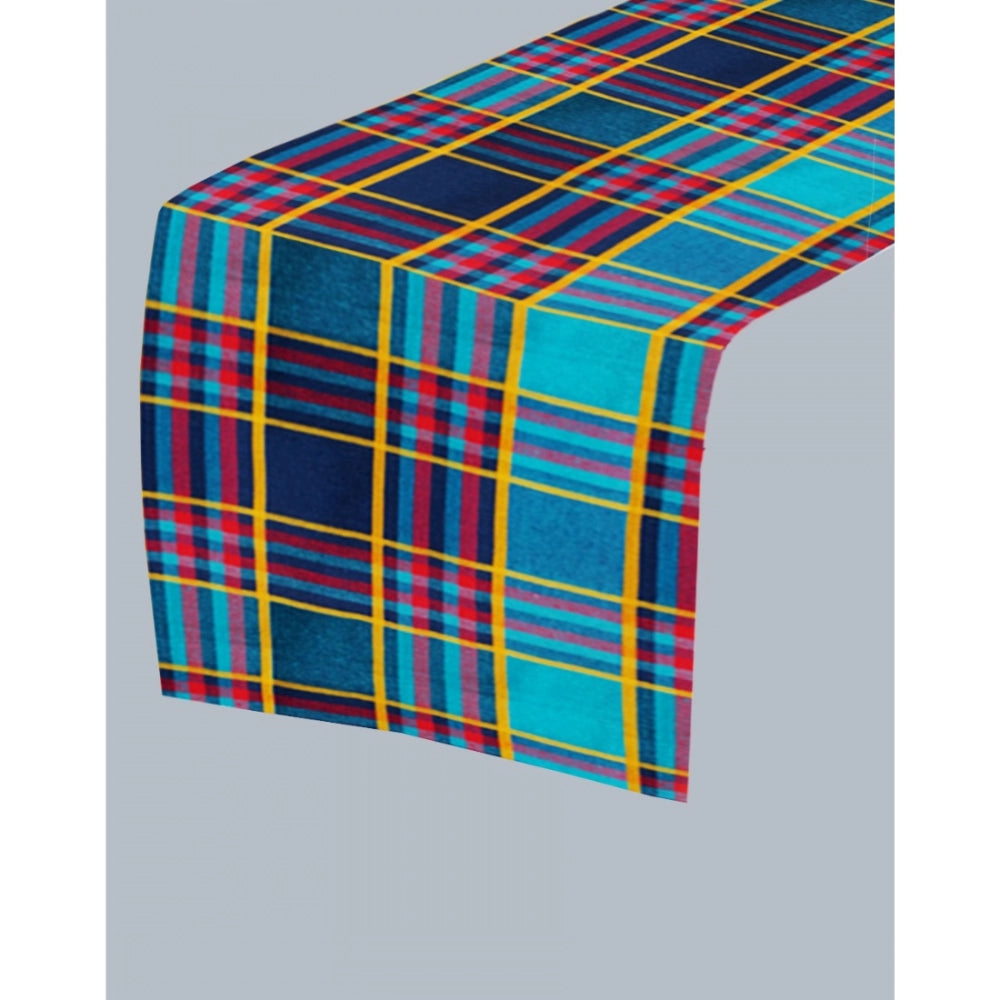 Fashion Checkered Cotton Table Runners (Multicolor)