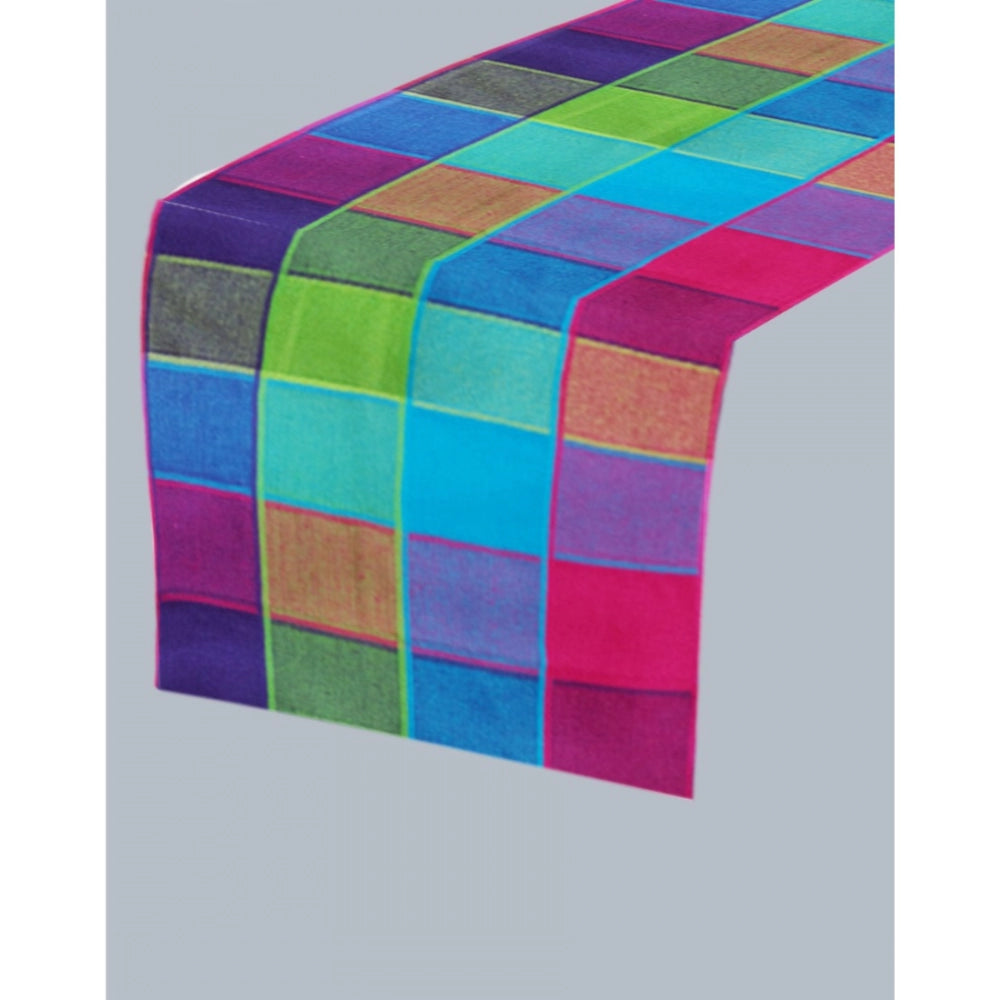 Fashion Checkered Cotton Table Runners (Multicolor)
