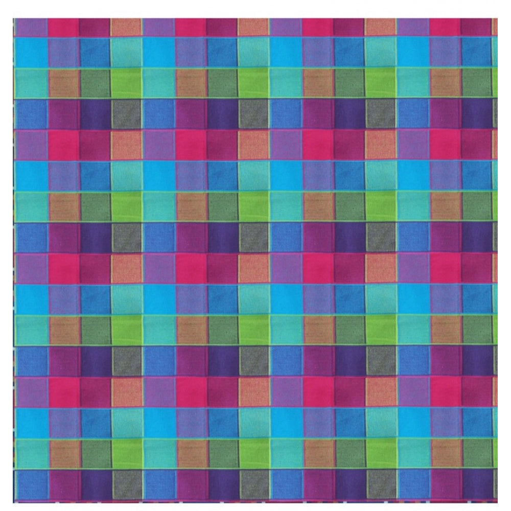 Fashion Checkered Cotton Checks Table Cloth (Multicolor)