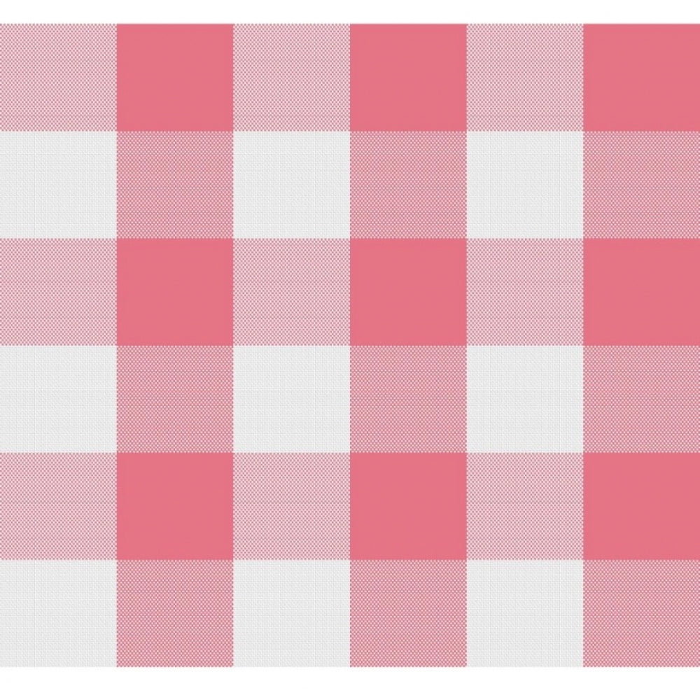 Fashion Checkered Cotton Checks Table Cloth (Pink)