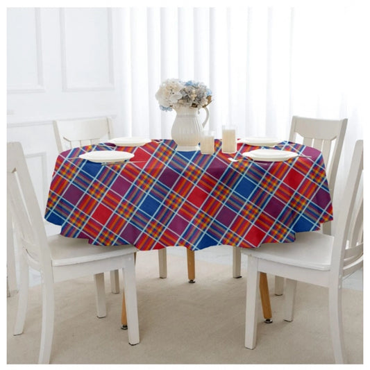 Fashion Checkered Cotton Checks Table Cloth (Multicolor)
