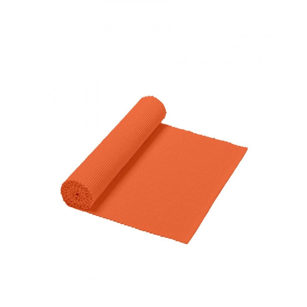 Amfyn Ribbed Cotton Table Runners (Orange)