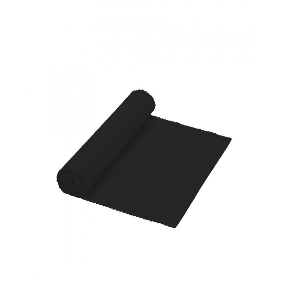 Amfyn Ribbed Cotton Table Runners (Black)