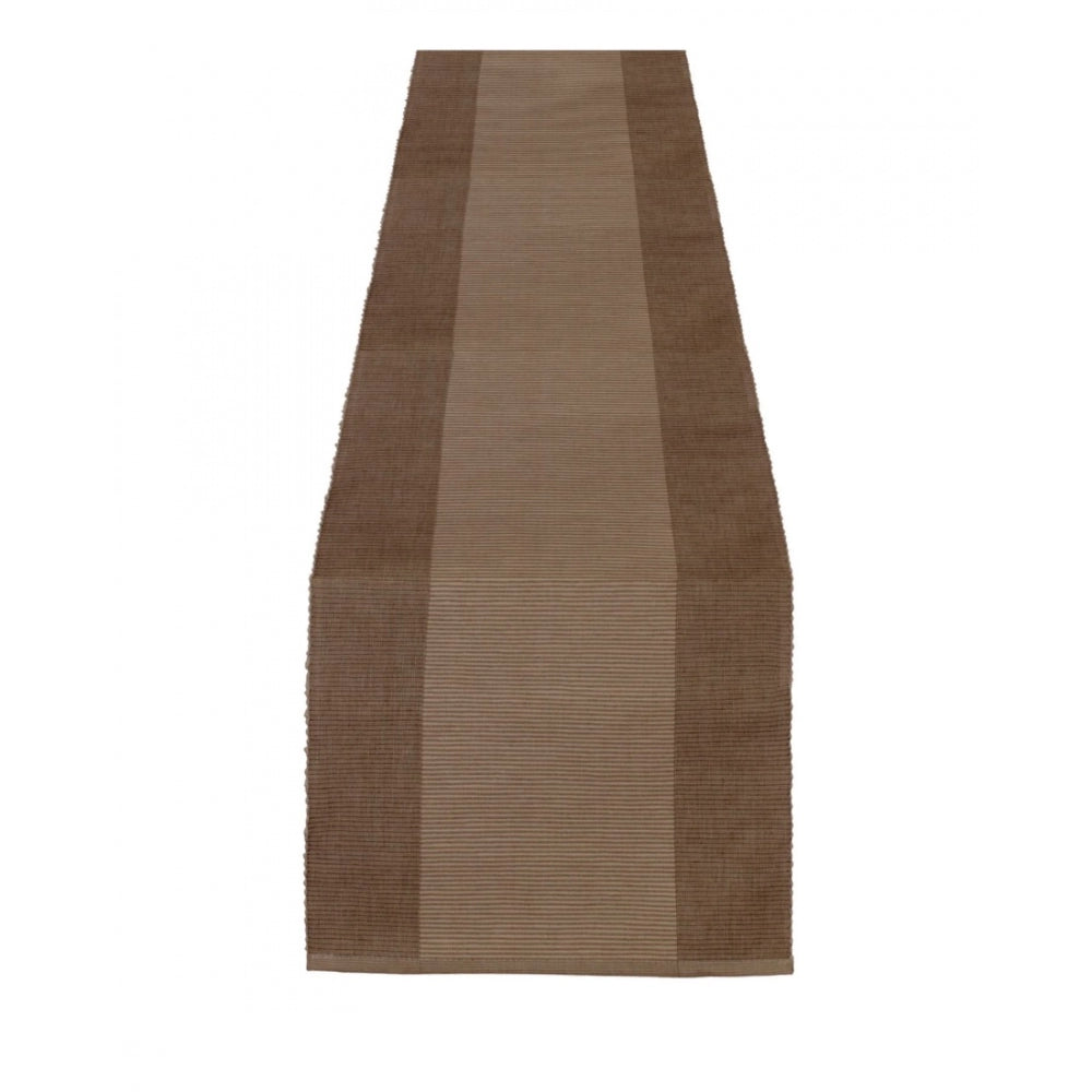 Amfyn Striped Cotton Table Runners (Beige)
