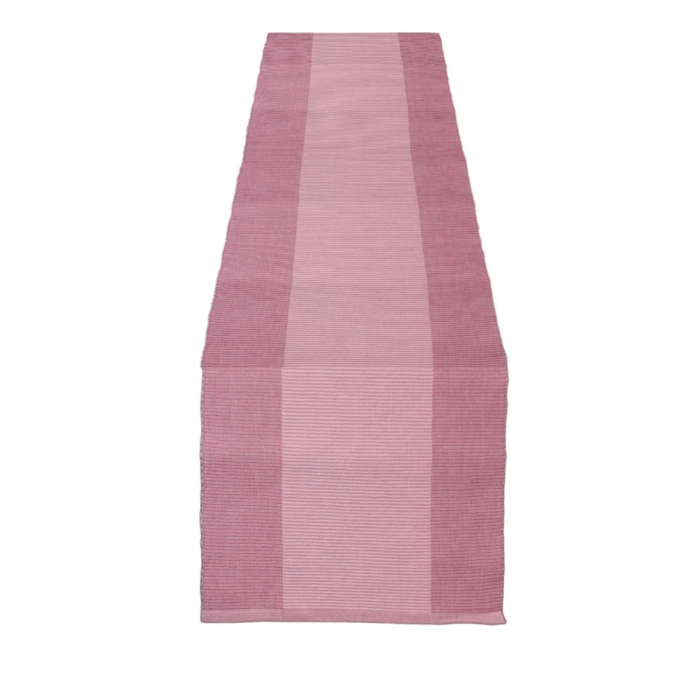 Amfyn Striped Cotton Table Runners (Purple)