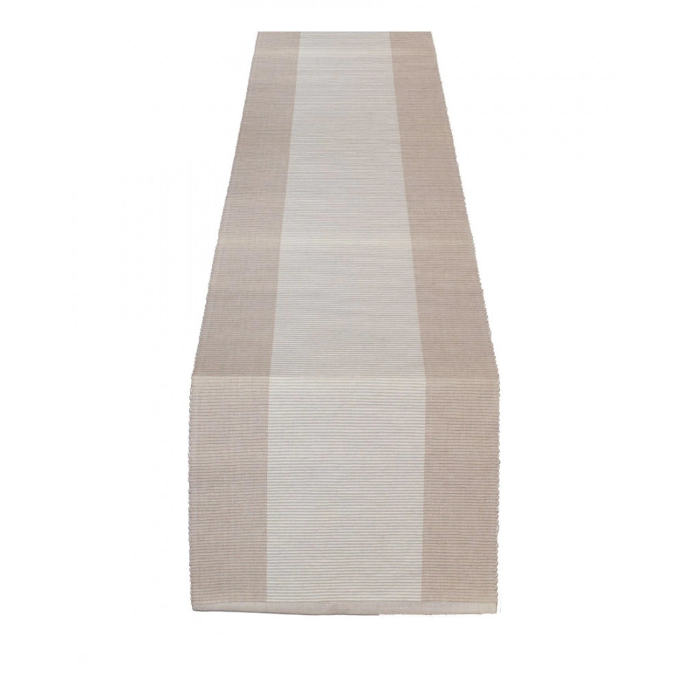 Amfyn Striped Cotton Table Runners (Cream)