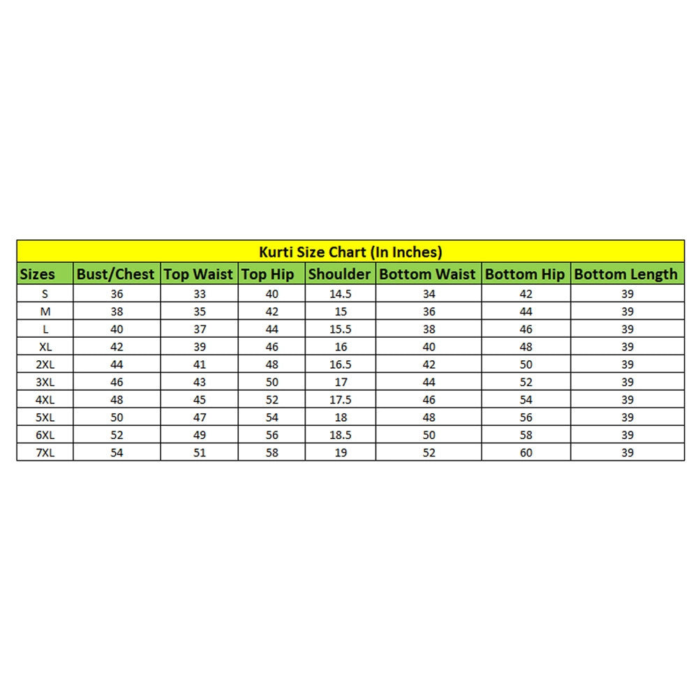 Amfyn Women's Casual 3/4th Sleeve Floral Printed Cotton Flex Kurti (Navy Blue-Pink)