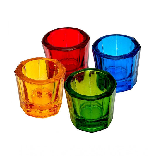 Amfyn Glass Pillar Candle Holder (Multicolor)