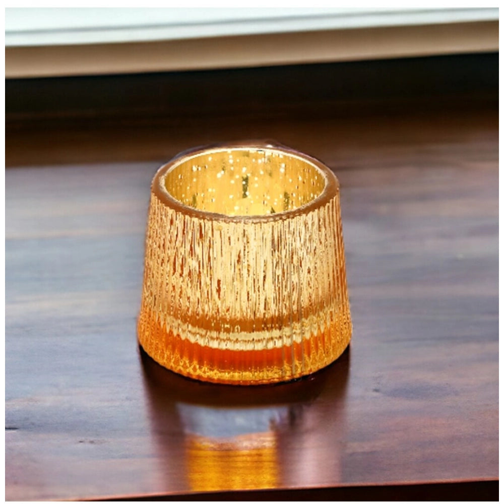Amfyn Glasseam Votive Tea Light Holder (Gold)