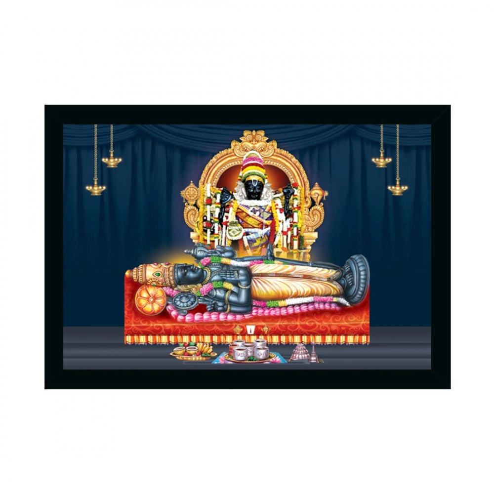 Amfyn Religious Painting with Synthetic Photo Frame (Multicolor)