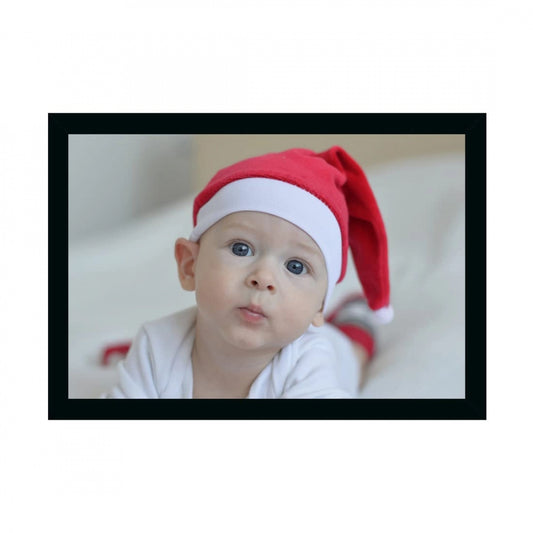 Fashion Baby Photo Painting with Synthetic Photo Frame (Multicolor)