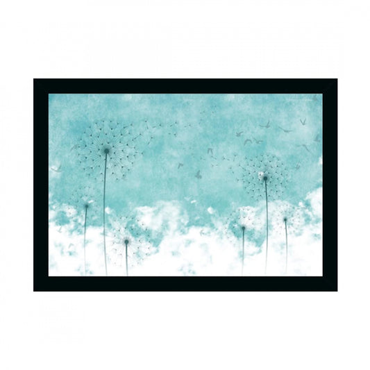 Amfyn Flower Painting Painting with Synthetic Photo Frame (Multicolor)
