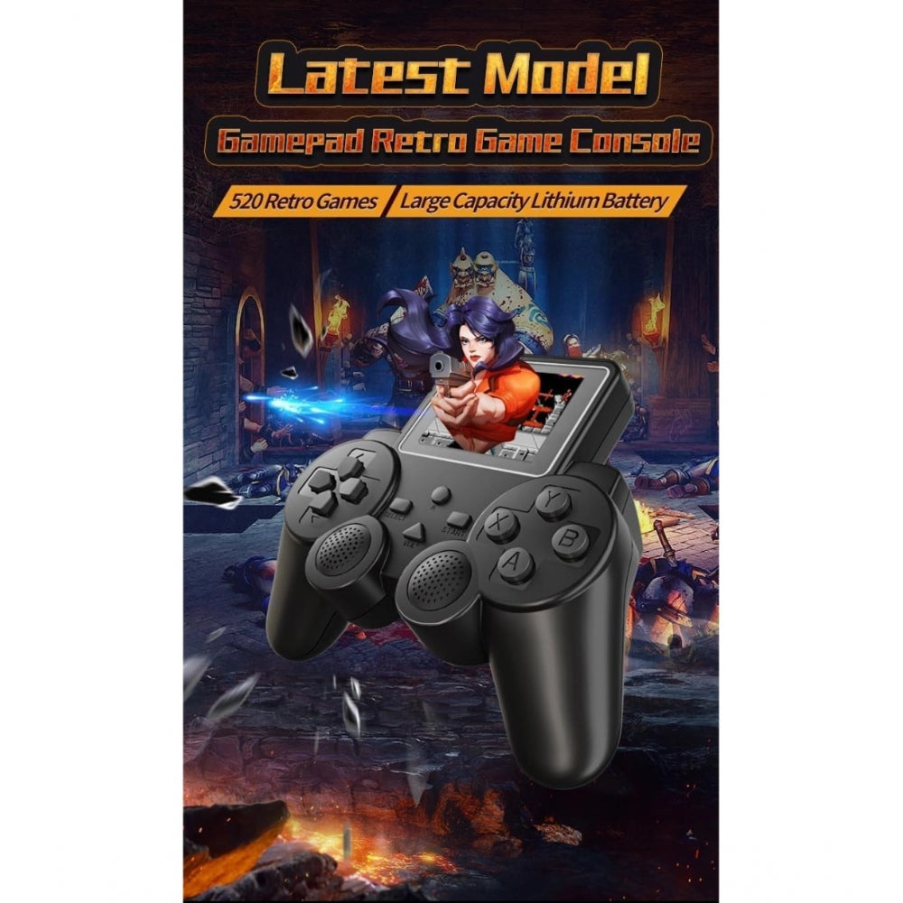 Amfyn Plastic Handheld Gaming Console (Black)