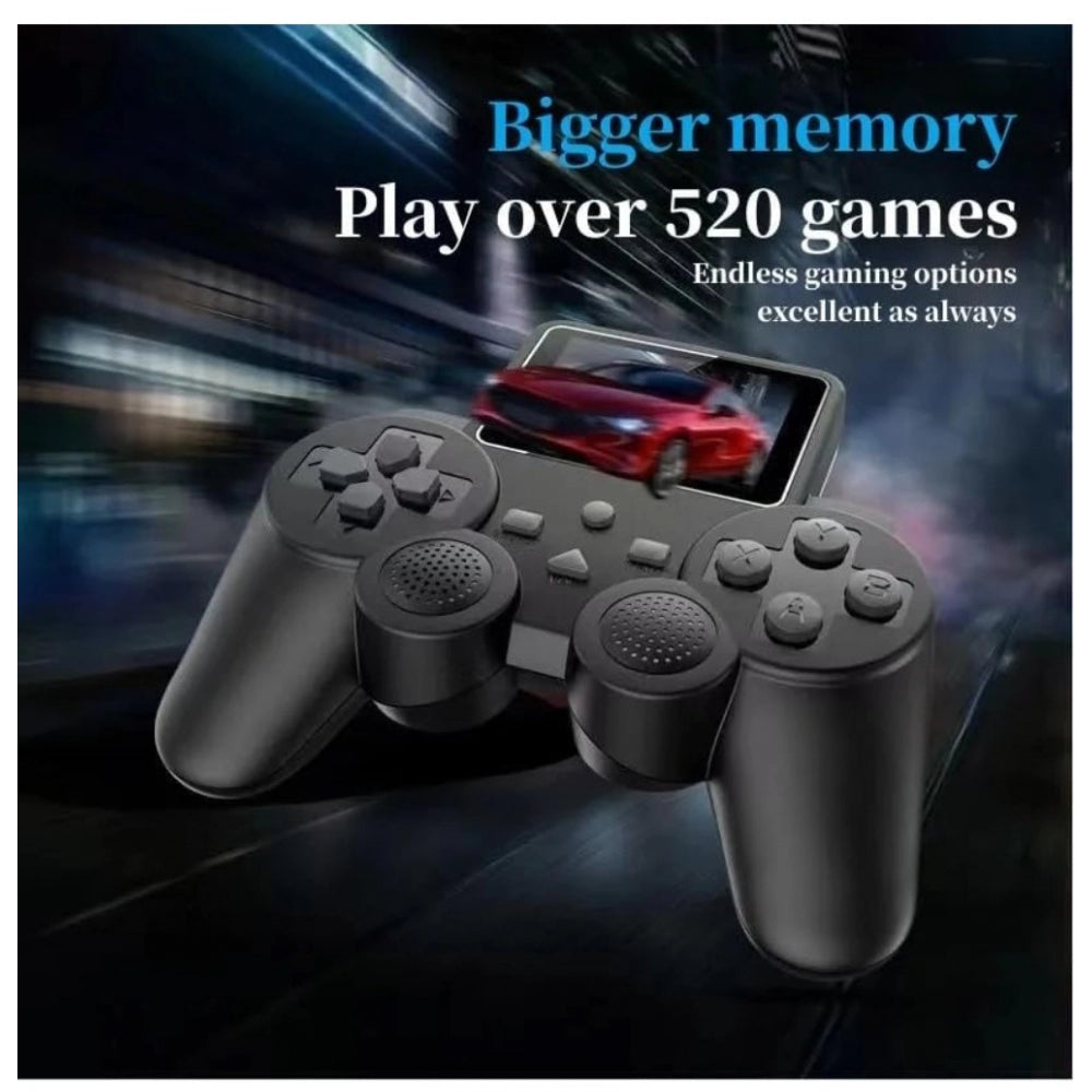 Amfyn Plastic Handheld Gaming Console (Black)