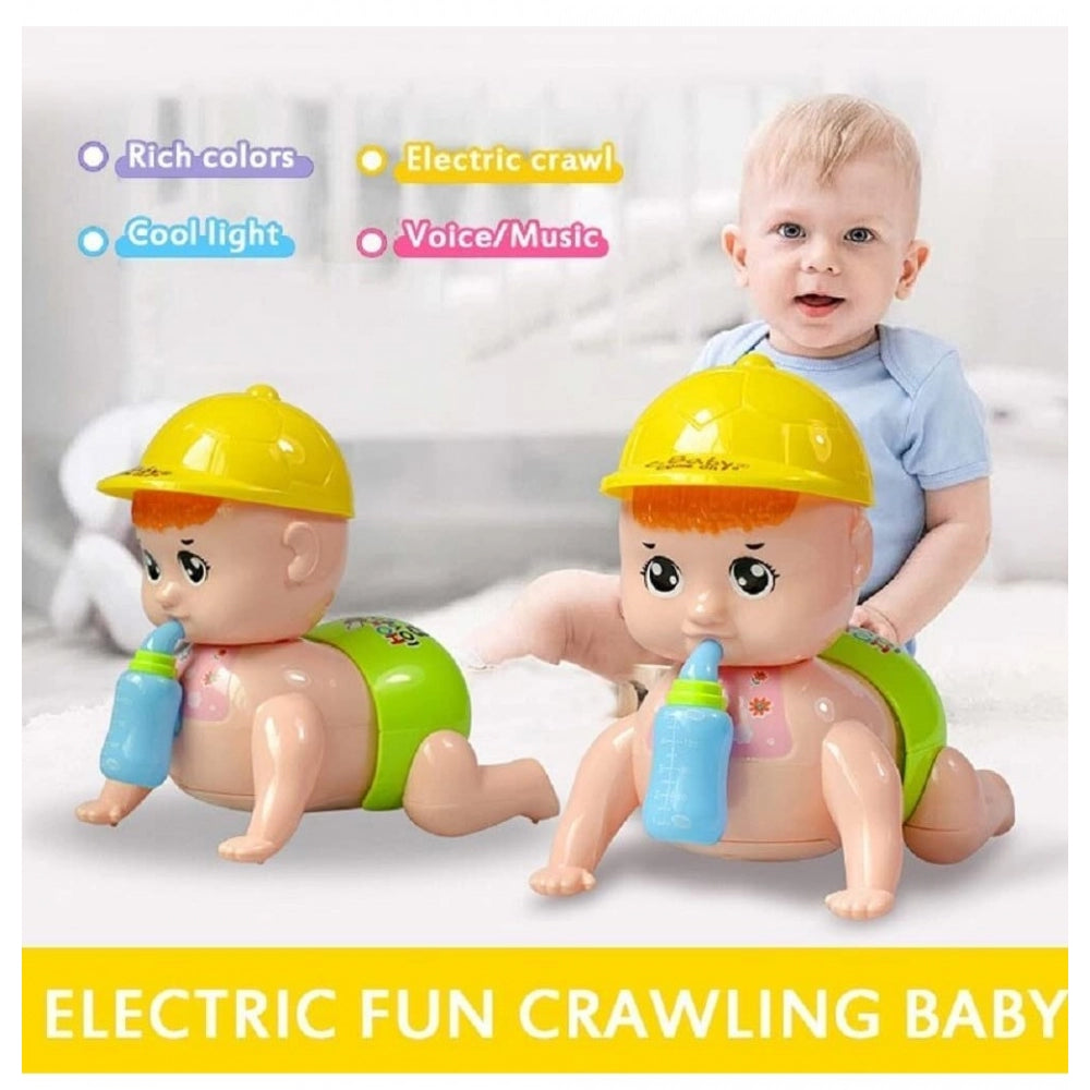 Amfyn Plastic Walking With Lights And Sound Musical Toy For Kids (Assorted)