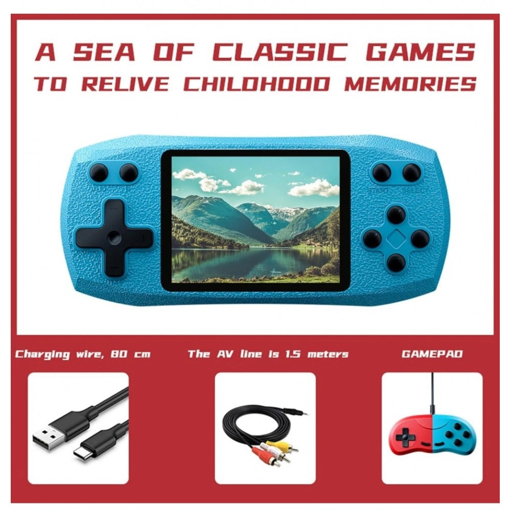Amfyn Plastic Video Game For Kids F1 Double One HandHeld Retro Nostalgic Mini Portable Children'S Retro Game (Assorted)