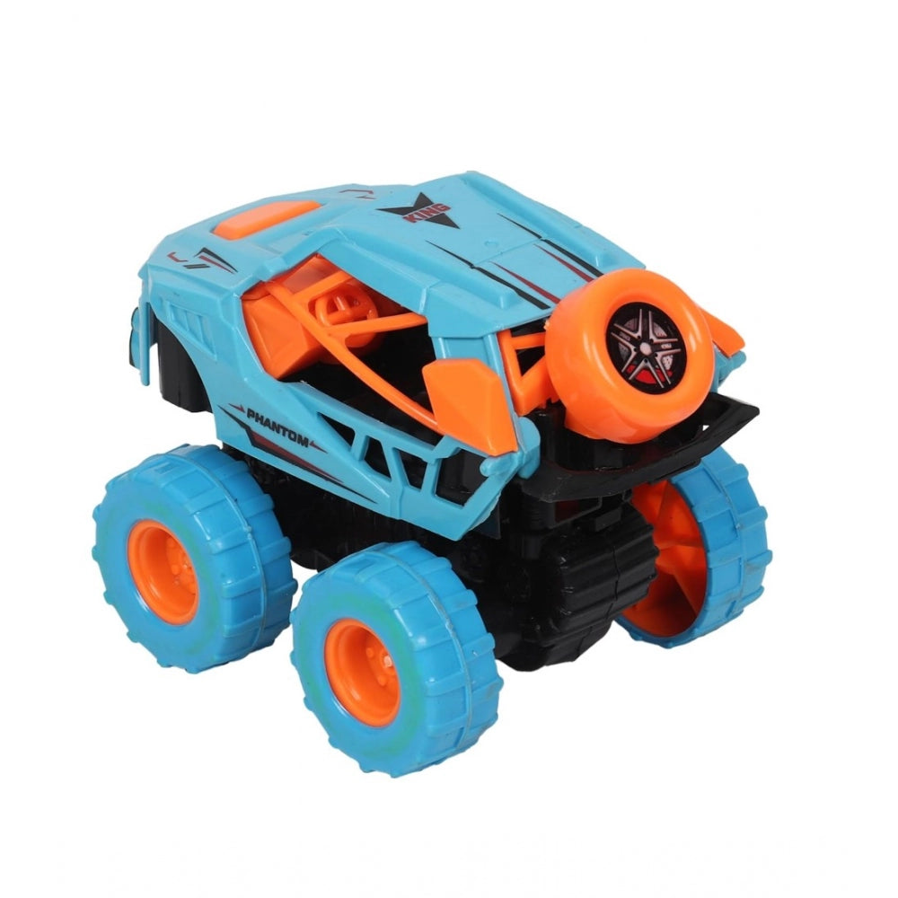 Amfyn Plastic Friction Powered Monster Truck Push Go Off Road Car (Assorted)