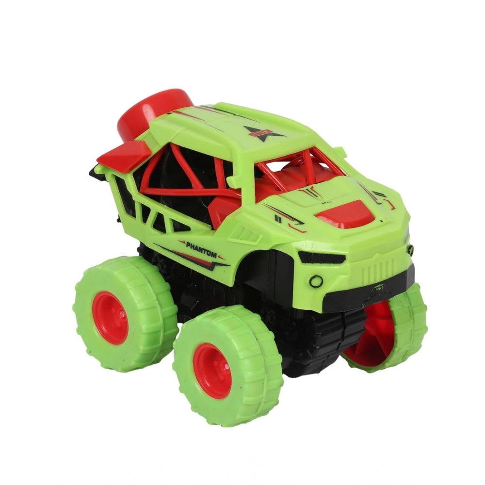 Amfyn Plastic Friction Powered Monster Truck Push Go Off Road Car (Assorted)