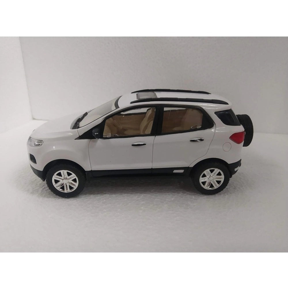 Amfyn Plastic Pull Back Action Sports Echo Suv Model Car (White)